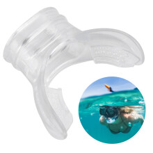 Durable Transparent PVC Scuba Diving Standard Bite Mouthpiece Safe Use