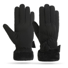 Warme Winterhandschuhe für Damen Black