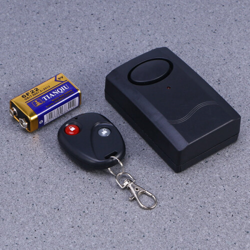 Motorcycle Anti-theft Alarm with Remote Control Black 2