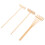 Stri3Pcs Μίνι Εργαλείο Τσουγκράνας για Ζεν Κήπο με Άμμο, Μπαμπού, Επιτραπέζιο 4