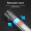 USB Rechargeable Flashlight Ultra Bright LED Torch with  Multi-Mode Hook for Camping Hiking Fishing 1