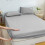 Ensemble de draps rafraîchissants pour lit double avec drap-housse antidérapant 5