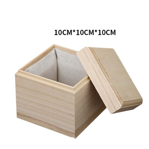 Wooden pine box storage box wooden lined packaging box 1