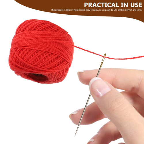 16 Rolls Multi-function Embroidery Thread DIY Craft Threads Fabric Bracelets Convenient 1