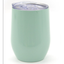 Verre à vin élégant de 35 cl (12 oz) à isolation sous vide et sans pied, idéal pour les cadeaux personnalisés. Doté d'une double paroi et