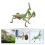 Groene plastic bidsprinkhaanfiguur (1 stuk) 3