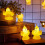 Halloween LED Ghost String Lights, Battery-Powered, Multi-Mode Warm Light, Flashing Holiday Decoration – Compatible with AA Batteries 3