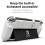 Skull & Co. NeoGrip Ergonomic Hard Shell with Replaceable Grips for Nintendo Switch OLED & Regular – White 4