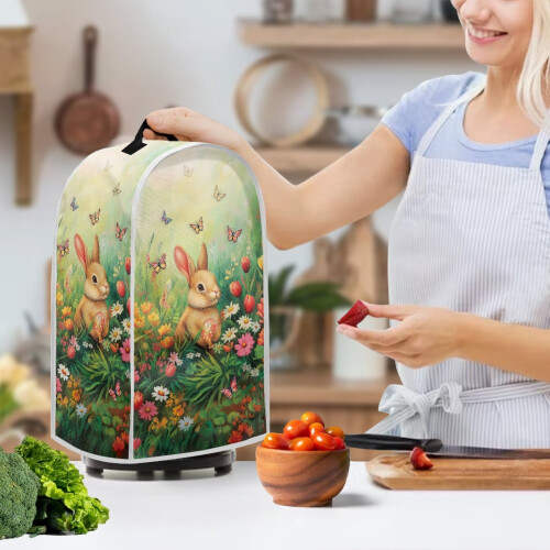 Rabbit Food Processor Cover 1pc Top Handle for Household 2