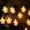 Halloween LED Ghost String Lights, Battery-Powered, Multi-Mode Warm Light, Flashing Holiday Decoration – Compatible with AA Batteries 5