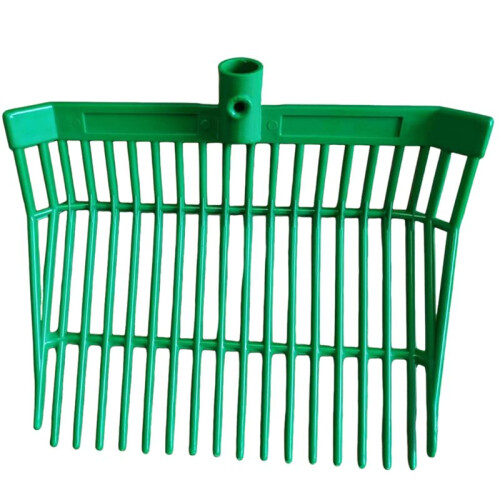 Manure Fork Replacement , Pitchfork , Horse Manure Rake, for Picking  Manure, Stable Waste Removal,Green,2pcs 1