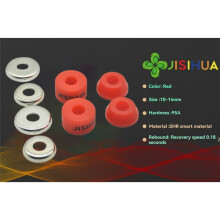 JISIHUA Skateboard Truck Bushings Med 95A Rondelle per Boccole Pivot Cups Ammortizzatore Nero 95A