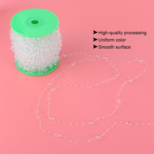 Faux Pearl Bead String Artificial Beading Accessories DIY Bouquet Clothes Material 1