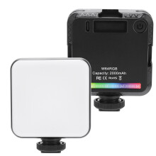 RGB Tragbares LED-Videolicht 2500-9000K 2000mAh Wiederaufladbar