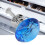 30mm Blue Diamond Crystal Glass Pull Handle for Cabinets and Drawers 1