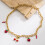 Colar com pingente divertido de morango e cereja, leve e em aço titânio. Joia da moda. 3