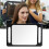 Large Barber Hand Mirror with Double Handles,Professional Handheld Mirror 3