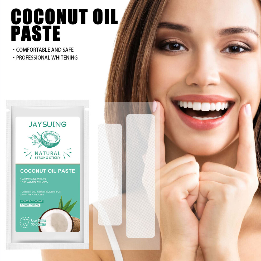 Roc-Electron Coconut Oil Teeth Whitening Strips For Oral Care