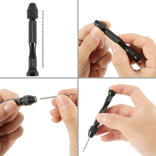 Pin Vise Hand Drill Portable Ergonomic 49 pcs 1