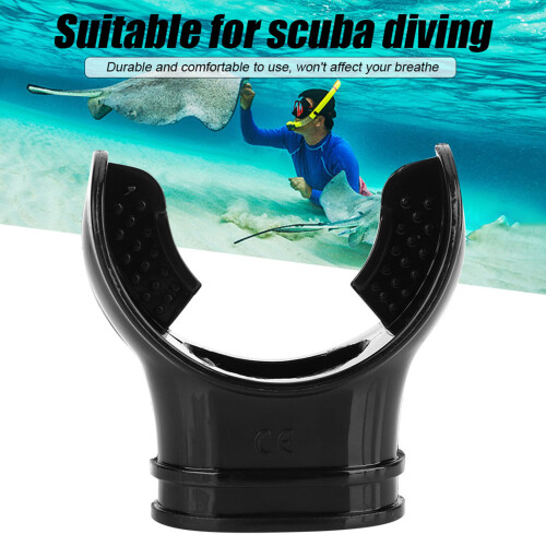 Black Silicone Disposable Dive Mouthpiece