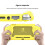 Switch Lite Case with Detachable Screen Protector & Hand Grip – Compatible with Nintendo Switch Lite 4