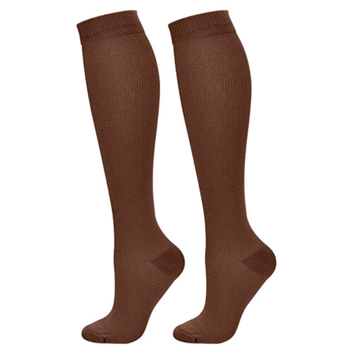 Women's Compression Socks Over-the-Knee Cotton Lace 1