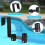 2Pcs Pool Fence Hooks, Pool Tool Organizer for Hanging Pool Cleaning Accessory, Pool Pole,Brush, Leaf Skimmer Net 5