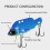 Stück Vib Metal Köder - 5G/7G/10G Jigging Köder für Barsch/Hecht Vib Jigging Köder Angelzubehör Strong4X Drillinge 3
