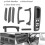 For   B5 1998-2005 New Interior Door Handle Window Panel Trim 1Set Gray LHD 10