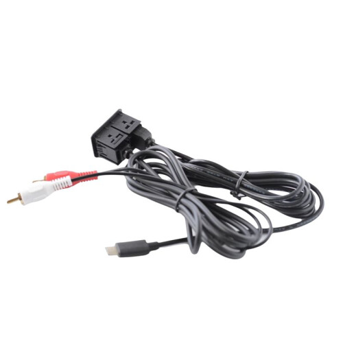 Car Android Navigation Machine AUX Panel TYPE-C+RCA Audio Input USB+AUX Interface Panel Extension Cable Adapter Panel 2