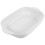 NICEXMAS Ceramic Serving Dish Salad Fruit Bowl White 1Pc 8