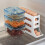 2023 New Automatic Rolling Third-layer Egg Dispenser, Egg Holder Dispenser for Refrigerator, Holds 24 Eggs, Space-Saving Egg Storage 3