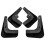 4PCS Car Mudguard Mud Flaps  Mud Guard  for   2011-2015 Car Accessories 2