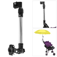 Stainless Steel Bicycle Baby Stroller Umbrella Stand, 46x27cm