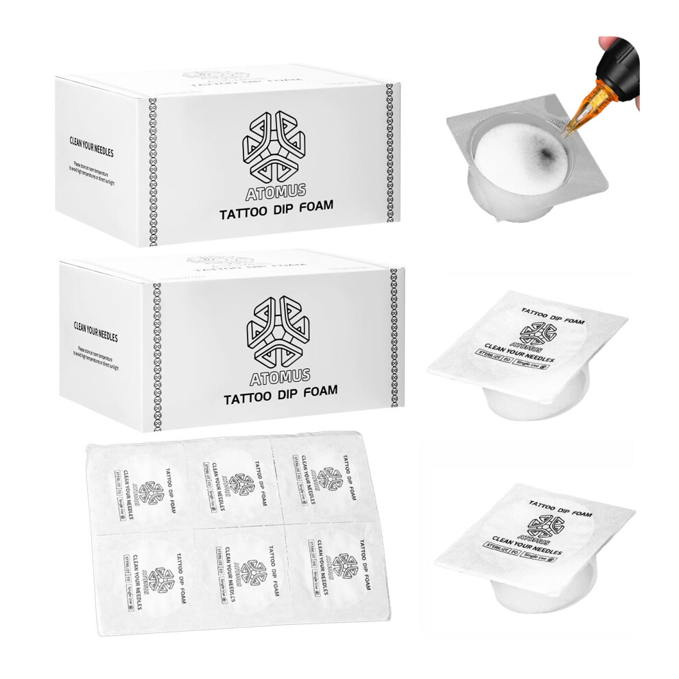 Tattoo Cleaning Foam 36pcs Disposable Sponge Cups for Fast Color Switching and Zero Ink Contamination