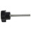 24 Pcs M6 x 50 mm Locking Star-Shaped Plastic  Male Thread Knob Grip 3