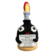 Haakpop Stressverlichting Gebreide Schattige Gebreide Sieraden Emotionele Bevrijding Mannen Vrouwen Cadeau