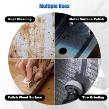 Tire Repair Set - Low Speed Air Buffer, Patch Roller, Inner Liner Scrapper, Tungsten Steel Buffing Wheel
