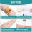 PUMIER Hydrocolloid Acne Dressing Roll - Waterproof, Absorbent, Customizable 6