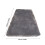 Gray Plush Polyester Carpet Thick 3