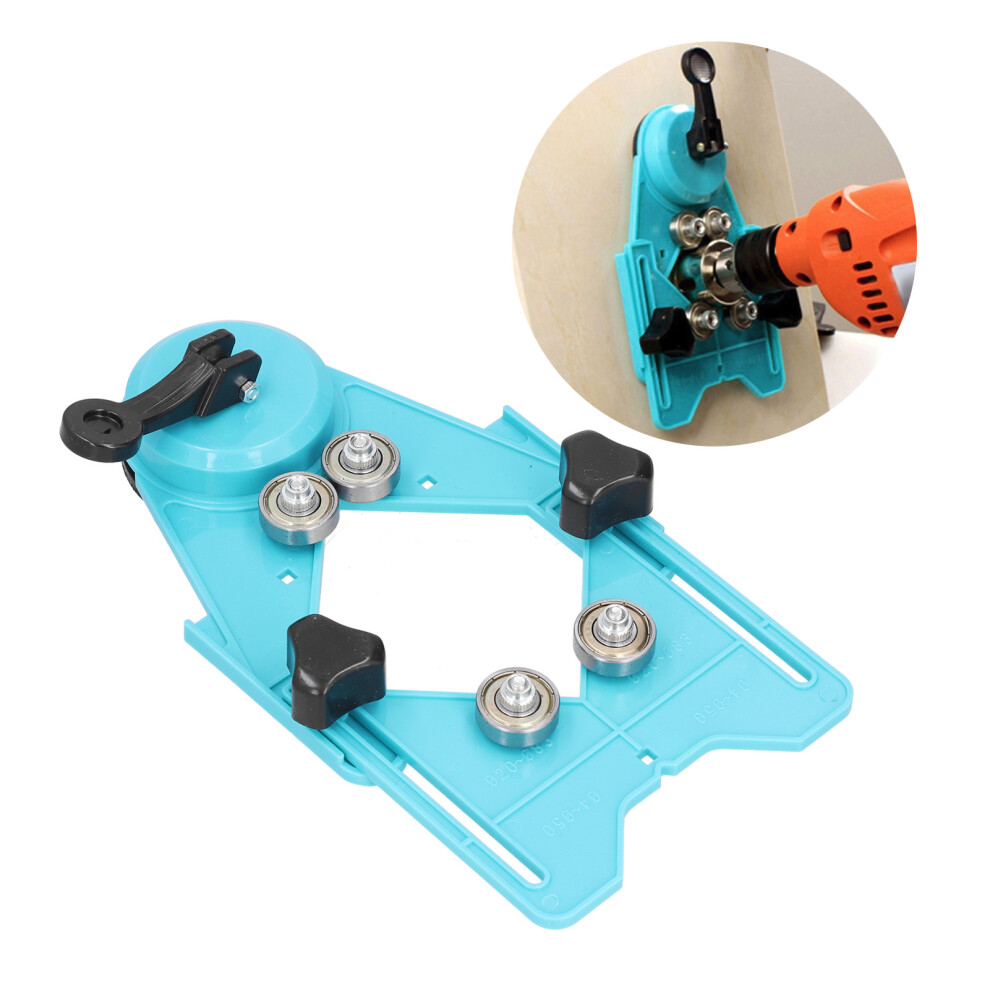 16Pcs Diamond Hole Saw Kit 6Â50Mm - Light Blue Drill Set 3051391424989