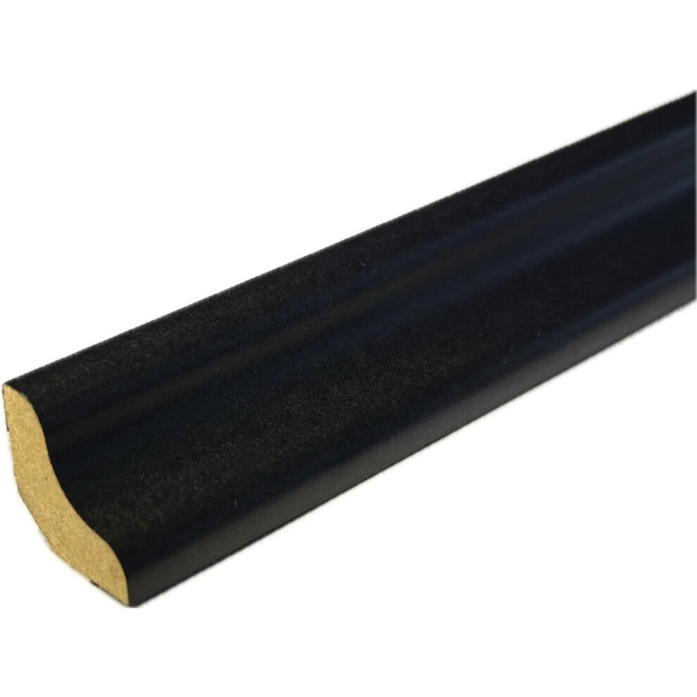 Laminate & Wood Floor Scotia Beading 831 Black (2.4M Length - 18Mm Scotia) Pack Of 10 9502839641948
