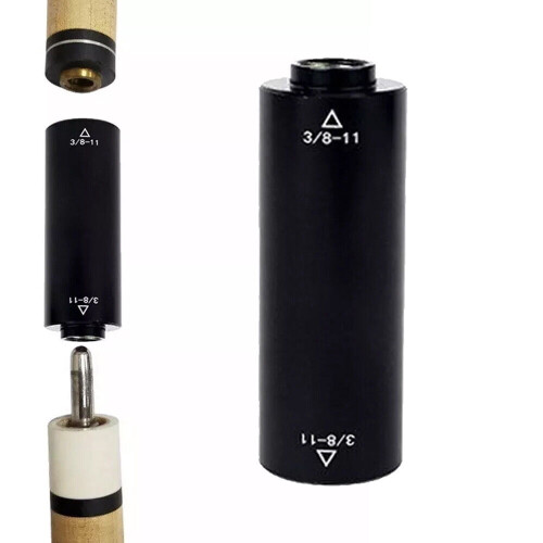 Billardforlængerkø, pool, snooker, midterskaft, aluminium, forlænger, adapter 2