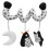Newborn Black and White Spiral Hanging Toy 8