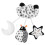 Newborn Black and White Spiral Hanging Toy 10