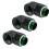 3x Barrow 90 μοιρών γωνία G1/4" περιστροφικός προσαρμογέας για ψύξη νερού 8