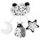 Newborn Black and White Spiral Hanging Toy 21