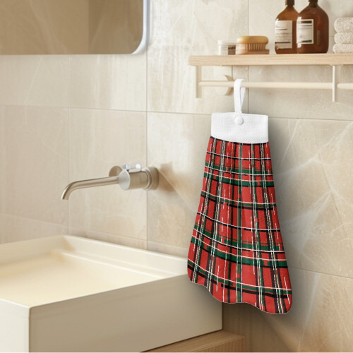 Buffalo Plaid Hand Towels Absorbent Fast-Drying 2 pcs 2