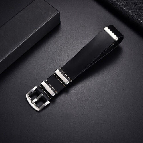Leather Watch Strap Vintage Cowhide 20mm 2