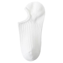 (White) 12 Pairs Non-Slip Boat Socks - Breathable Gift
